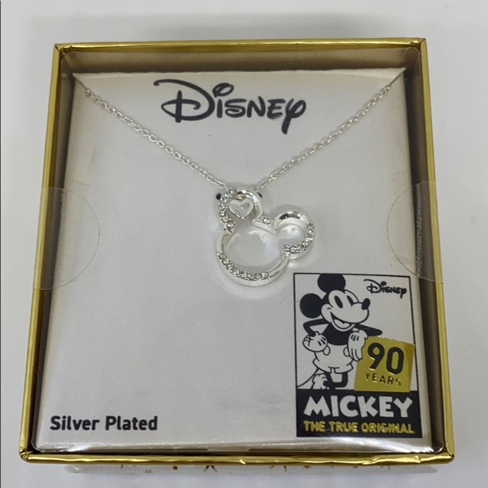 NIB DISNEY MICKEY MOUSE RHINESTONE NECKLACE
